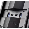 PC Case Silverstone RVZ02 Small Form Factor Melns, Silver