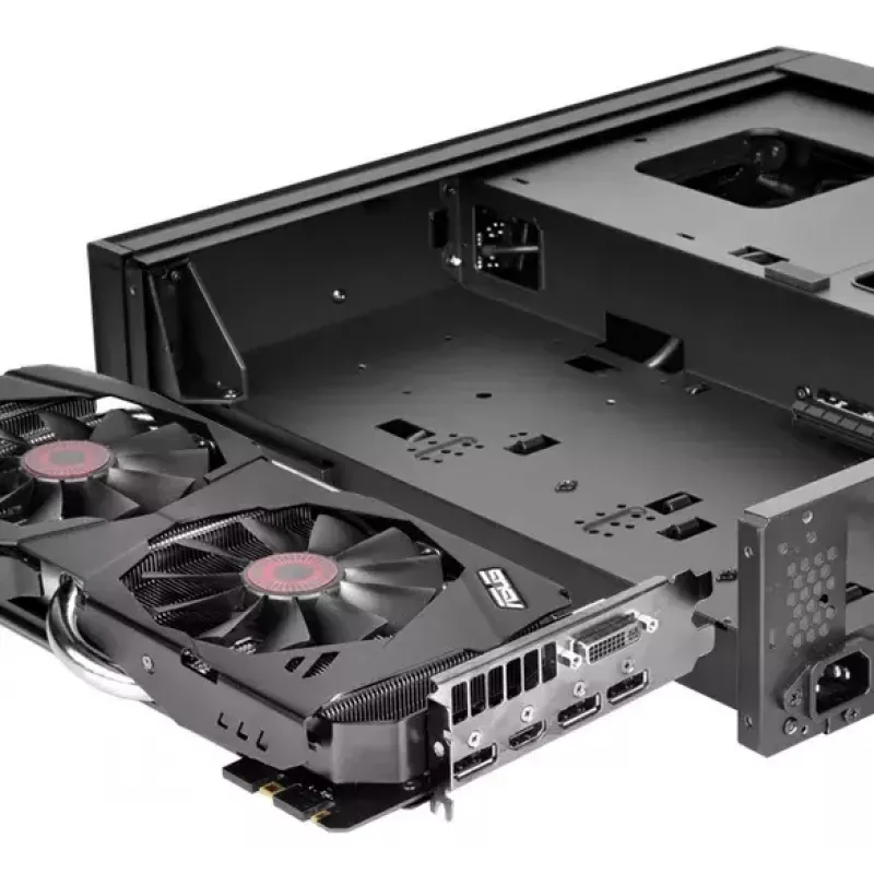 PC Case Silverstone RVZ02 Small Form Factor Melns, Silver