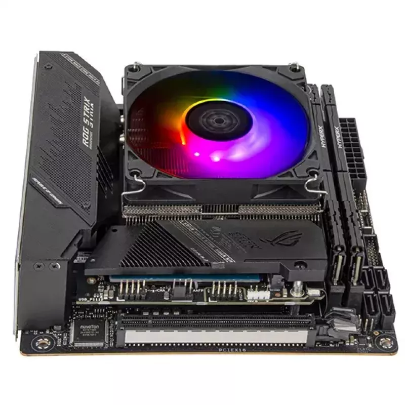 Ventilators Silverstone Hydrogon H90 ARGB 9,2 cm Melns 500-2600 RPM