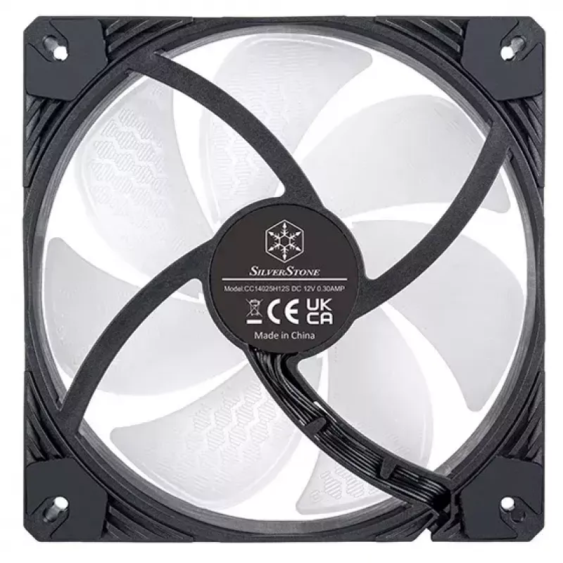Ventilators Silverstone SST-SF140B-ARGB 14 cm 2200 RPM Melns