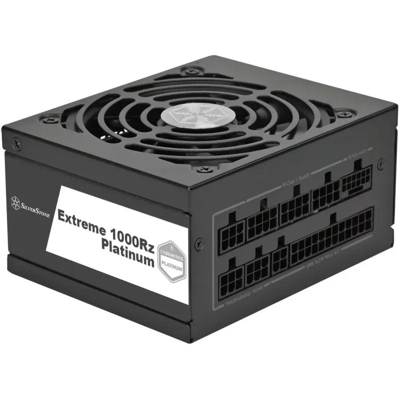 Silverstone Technology Extreme 1000Rz Platinum (melns, 2x 12-pin augstas jaudas GPU, 8x PCIe, kabeļu pārvaldība, 1000 vatu)