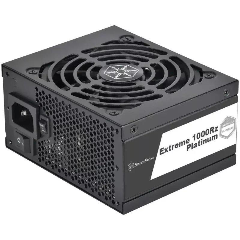 Silverstone Technology Extreme 1000Rz Platinum (melns, 2x 12-pin augstas jaudas GPU, 8x PCIe, kabeļu pārvaldība, 1000 vatu)