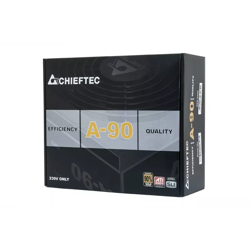 Chieftec GDP-650C barošanas bloks 650 W 20+4 kontaktu ATX PS/2 Melns