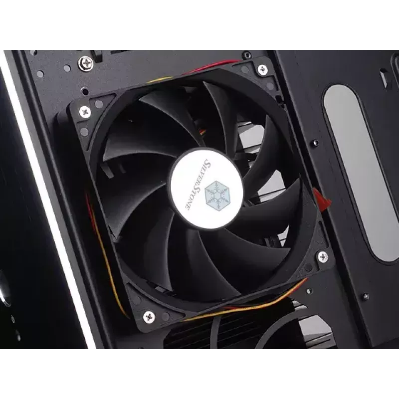 PC Case Silverstone TJ04-E Midi Tower Melns
