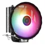 Gaisa dzesētājs AEROCOOL Rave 3 FRGB 120 mm Melns Balts — 4 siltuma caurules, ARGB, hidrauliskais gultnis, 1800 RPM