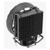 Gaisa dzesētājs AEROCOOL Rave 3 FRGB 120 mm Melns Balts — 4 siltuma caurules, ARGB, hidrauliskais gultnis, 1800 RPM