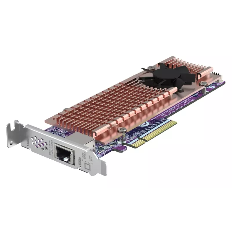 QNAP Card QM2 saskarnes kartes/adapteris Iekšējais PCIe, RJ-45