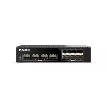QNAP QSW-M7308R-4X tīkla komutators Pārvaldāms L3 1U Melns