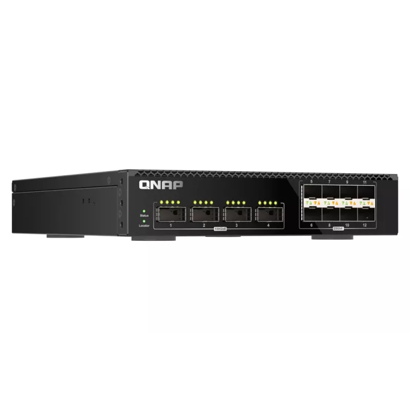 QNAP QSW-M7308R-4X tīkla komutators Pārvaldāms L3 1U Melns