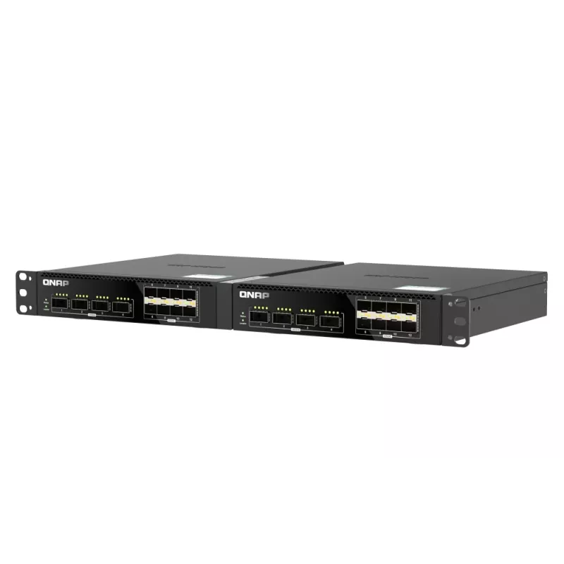 QNAP QSW-M7308R-4X tīkla komutators Pārvaldāms L3 1U Melns