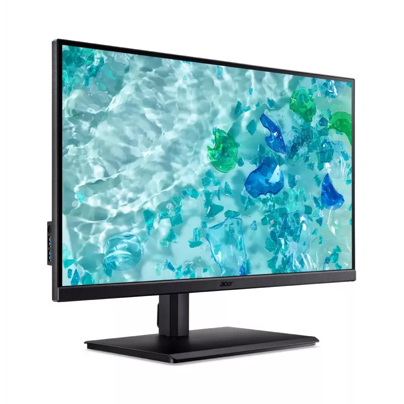 Monitors Acer Vero B7 B247Y D3 23,8 collas (60,5 cm) Full HD IPS LCD, 1920x1080, 4 ms, USB‑C, skaļruņi, VESA, augstumā regulējams