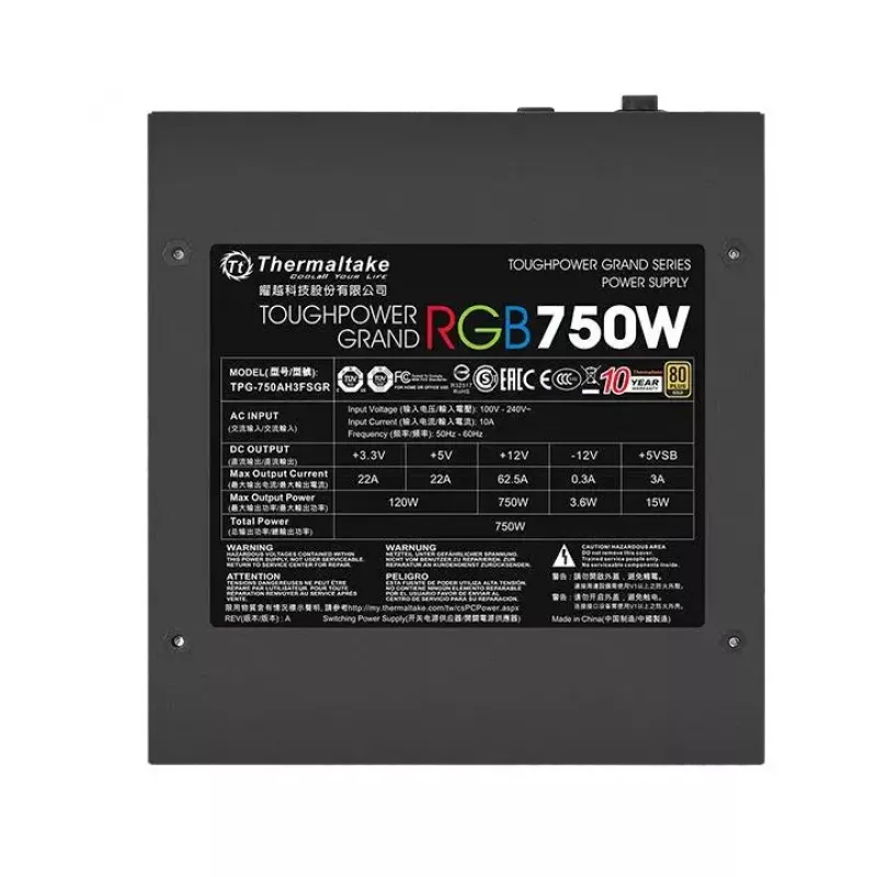 Barošanas bloks Thermaltake Toughpower Grand RGB 750W
