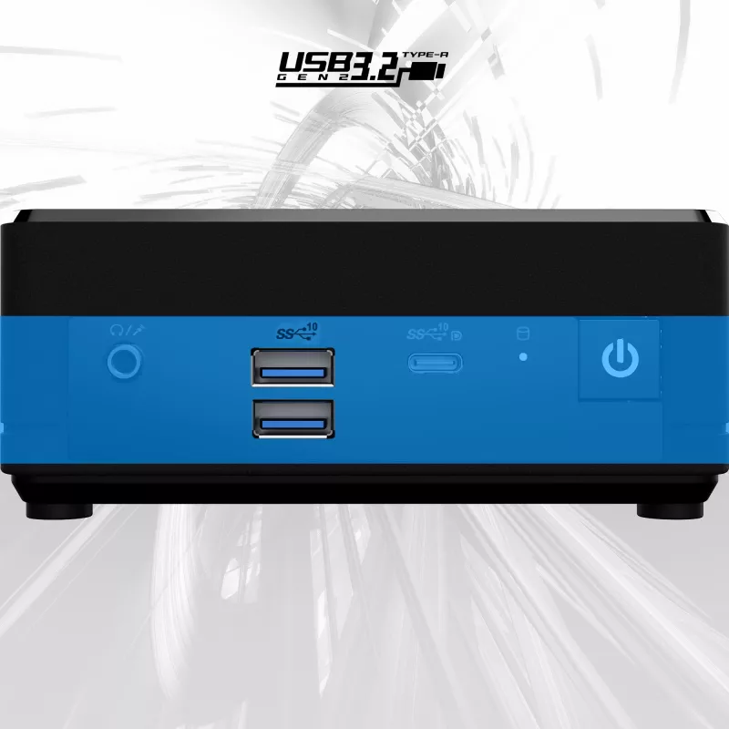 MSI Cubi N ADL-006DE Intel® N N200 4 GB DDR4-SDRAM 128 GB SSD Windows 11 Pro Mini PC Melns
