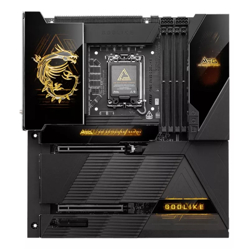 Mātesplate MSI MEG Z890 GODLIKE - Z890 mikroshēmojums, LGA1851 ligzda, Extended ATX