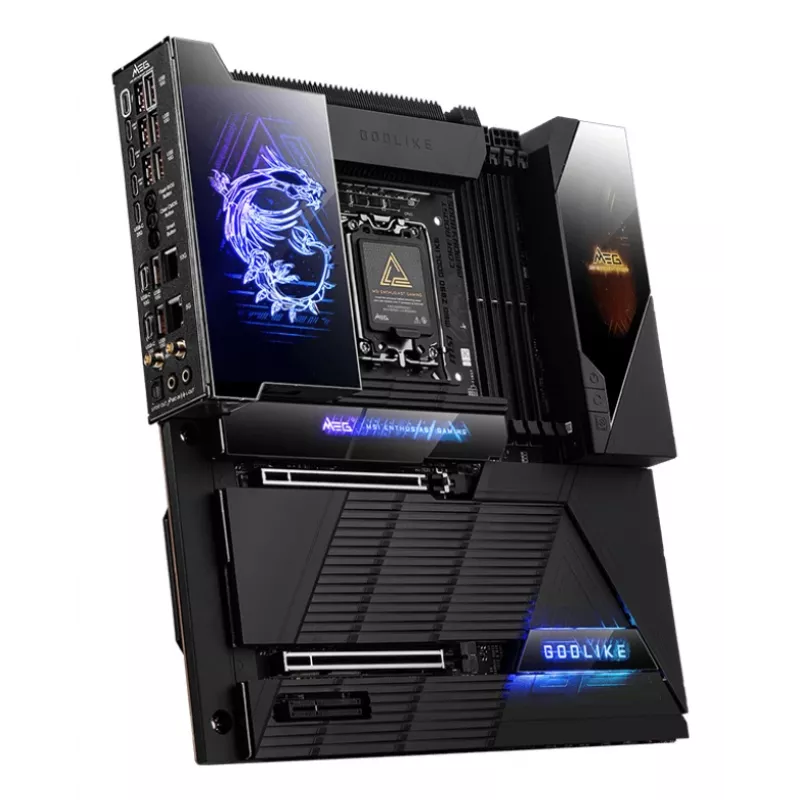 Mātesplate MSI MEG Z890 GODLIKE - Z890 mikroshēmojums, LGA1851 ligzda, Extended ATX