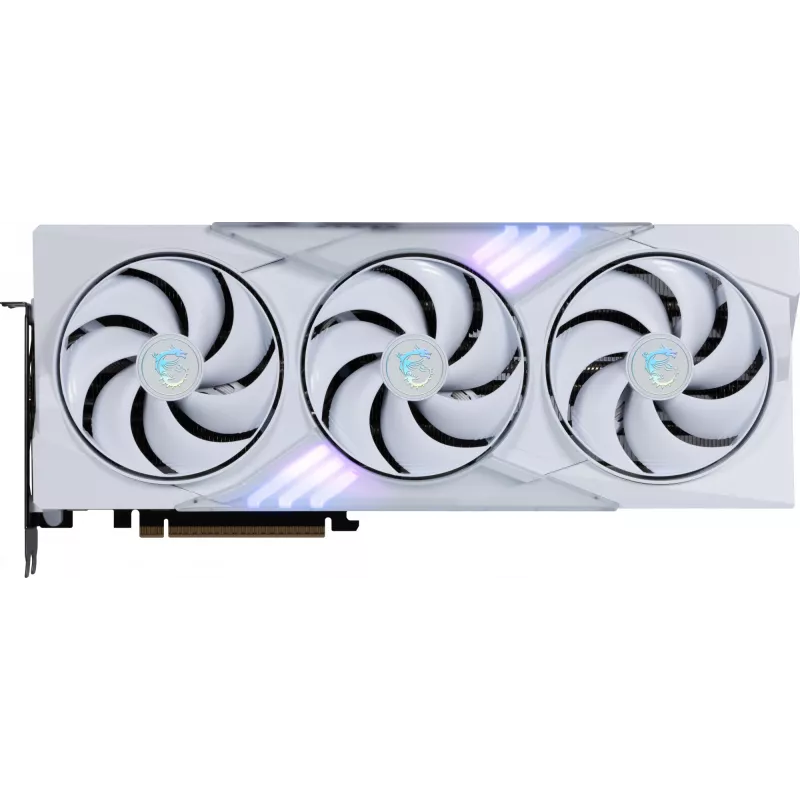 Grafikas karte MSI GeForce RTX 5080 16 GB GDDR7, PCIe 5.0, 256 bitu, balta