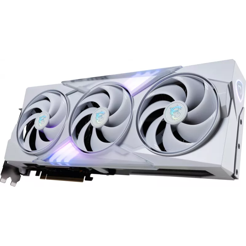 Grafikas karte MSI GeForce RTX 5080 16 GB GDDR7, PCIe 5.0, 256 bitu, balta