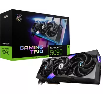 Grafikas karte MSI GeForce RTX 5090 32GB GDDR7, 512-bit, PCIe 5.0, 3x DP 2.1a + HDMI 2.1b, 575W, 359×149×70 mm