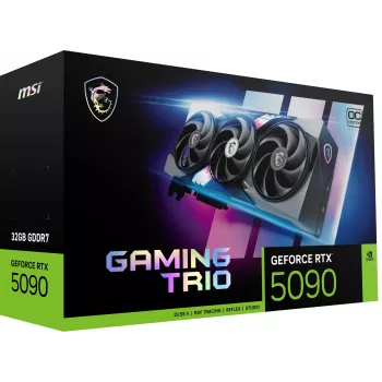 Grafikas karte MSI GeForce RTX 5090 32GB GDDR7, 512-bit, PCIe 5.0, 3x DP 2.1a + HDMI 2.1b, 575W, 359×149×70 mm