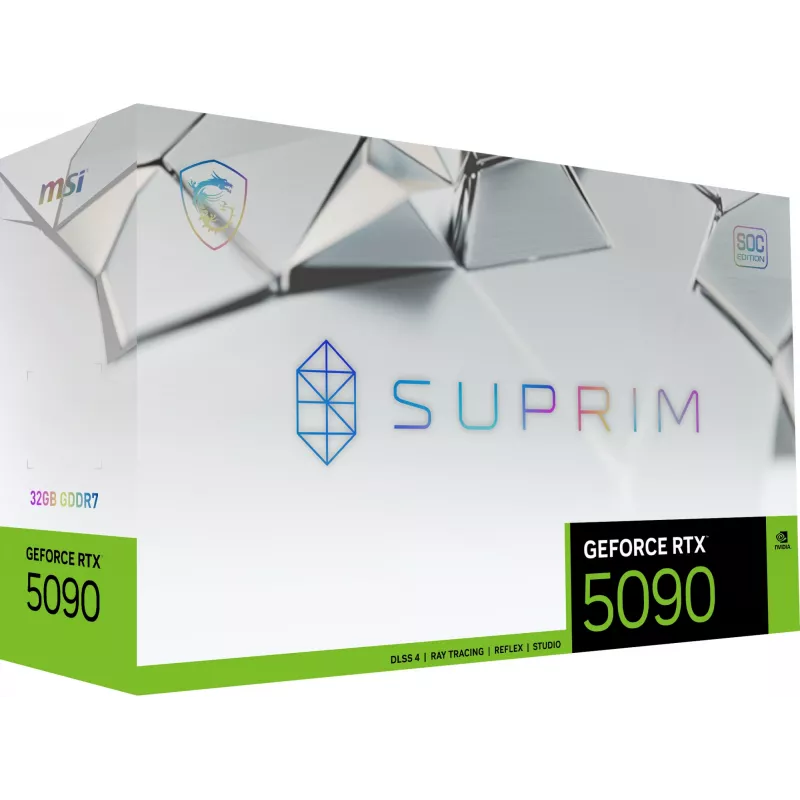 MSI SUPRIM GEFORCE RTX 5090 32G SOC grafiskā karte NVIDIA 32 GB GDDR7