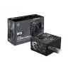 Barošanas bloks MSI MAG A750BN PCIE5 II 750 W, 24‑kontaktu ATX, nemodulārs, 80 PLUS Bronze, 120 mm ventilators, melns