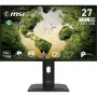27 collu MSI Pro MP275PGN E14 datora monitors, 1920×1080 Full HD IPS, 4 ms, 300 cd/m², VESA, skaļruņi, regulējams augstums, melns
