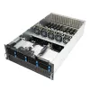 Rack server ASUS ESC8000A-E12-SKU2 (4U) — atbalsta 2× AMD EPYC 9004, DDR5 līdz 6 TB, 24 DIMM, 3000W barošanas bloks