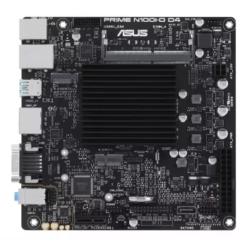 Mātesplate ASUS PRIME N100I-D D4, Intel mikroshēmojums, NA ligzda, mini ITX