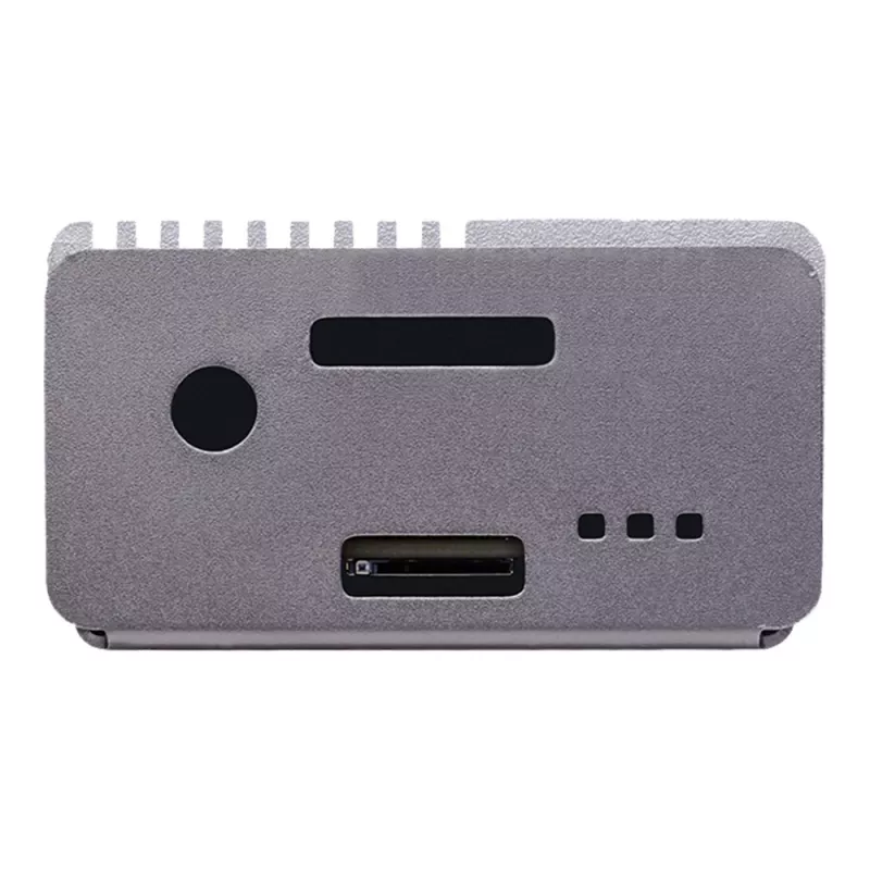 Datorkorpuss ASUS Tinker Fanless — alumīnija, sudraba, pasīvi dzesējams korpuss