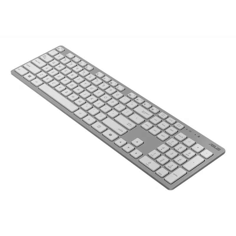 Bezvadu tastatūras un peles komplekts ASUS W5000 krievu izkārtojums balts