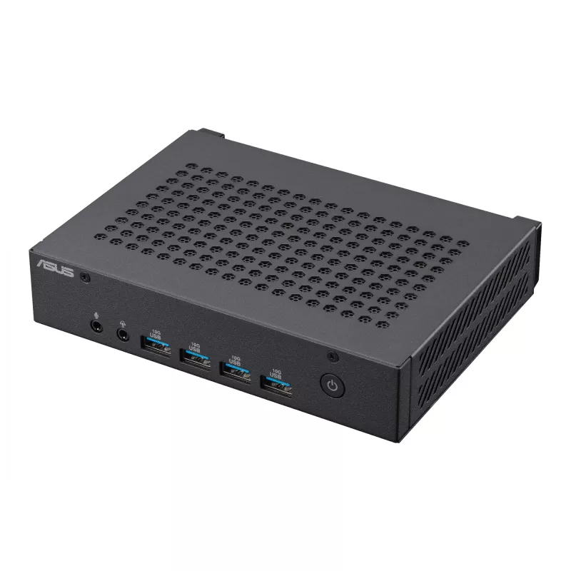 ASUS ExpertCenter PN43-SN100AD Intel® N N100 4 GB DDR4-SDRAM 128 GB SSD Windows 11 Pro Mini PC Melns