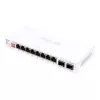 Nepārvaldāms Ethernet slēdzis ASUS QG-U1080 — 8 × 2.5G RJ-45 porti, MAC 16K, balts, 12V