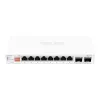 Nepārvaldāms Ethernet slēdzis ASUS QG-U1080 — 8 × 2.5G RJ-45 porti, MAC 16K, balts, 12V