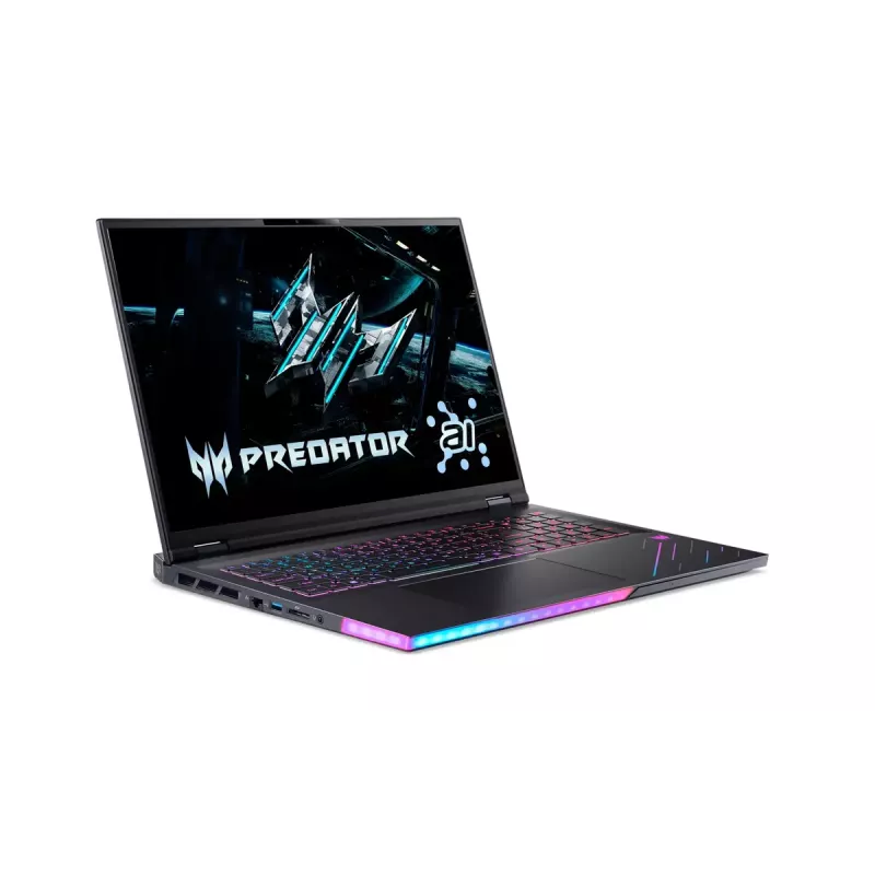Klēpjdators Acer Predator Helios 18 AI PH18-73-90S7 — 18 collu IPS WQUXGA 3840×2400, Intel Core Ultra 9 275HX, 64GB DDR5, 2TB SSD, NVIDIA GeForce RTX 5090 24GB, Windows 11 Home