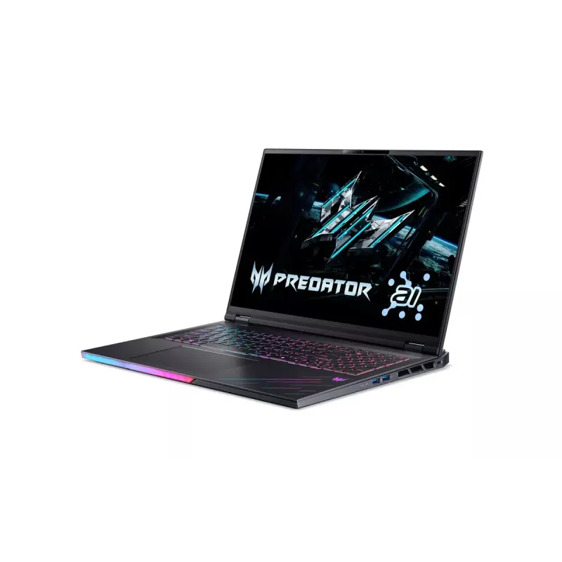 Klēpjdators Acer Predator Helios 18 AI PH18-73-90S7 — 18 collu IPS WQUXGA 3840×2400, Intel Core Ultra 9 275HX, 64GB DDR5, 2TB SSD, NVIDIA GeForce RTX 5090 24GB, Windows 11 Home