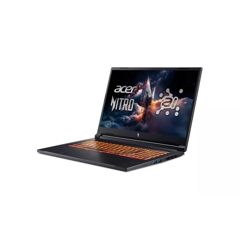 Acer Nitro V 17 AI ANV17-41-R27Z klēpjdators — 17,3 collu IPS QHD 2560x1440, AMD Ryzen 7, 32 GB DDR5, 1 TB SSD, NVIDIA GeForce RTX 5060 8 GB, Windows 11 Home