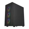 FSP M220-BA korpuss Midi Tower mATX, ATX melns ARGB