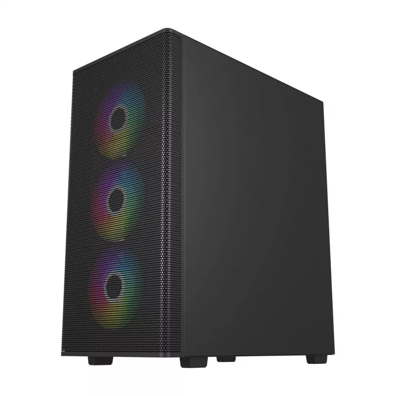 FSP M220-BA korpuss Midi Tower mATX, ATX melns ARGB