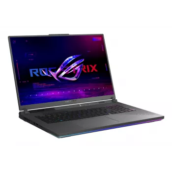 ASUS ROG Strix G18 G814PP-S8014W AMD Ryzen™ 9 8940HX klēpjdators 45,7 cm (18 collas) WUXGA 32 GB DDR5-SDRAM 1 TB SSD NVIDIA GeForce RTX 5070 Wi-Fi 6E (802.11ax) Windows 11 Home vācu melna, pelēka