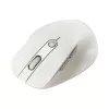 Bezvadu pele labročiem ASUS MD105 MK-WH — RF + Bluetooth, 2400 DPI, ritenītis, baterija, bēša
