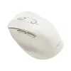 Bezvadu pele labročiem ASUS MD105 MK-WH — RF + Bluetooth, 2400 DPI, ritenītis, baterija, bēša