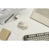 Bezvadu pele labročiem ASUS MD105 MK-WH — RF + Bluetooth, 2400 DPI, ritenītis, baterija, bēša