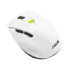 Pele ASUS MD105 /VT-GN — labās rokas RF bezvadu + Bluetooth, 2400 DPI, ritināšanas ritenis, darbināma ar baterijām, balta/zaļa