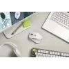 Pele ASUS MD105 /VT-GN — labās rokas RF bezvadu + Bluetooth, 2400 DPI, ritināšanas ritenis, darbināma ar baterijām, balta/zaļa