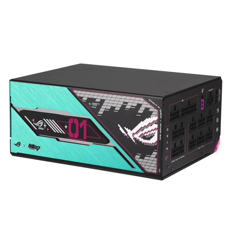 ASUS ROG -THOR-1200P3-MIKU barošanas bloks 1200 W 20+4 pin ATX ATX Daudzkrāsu