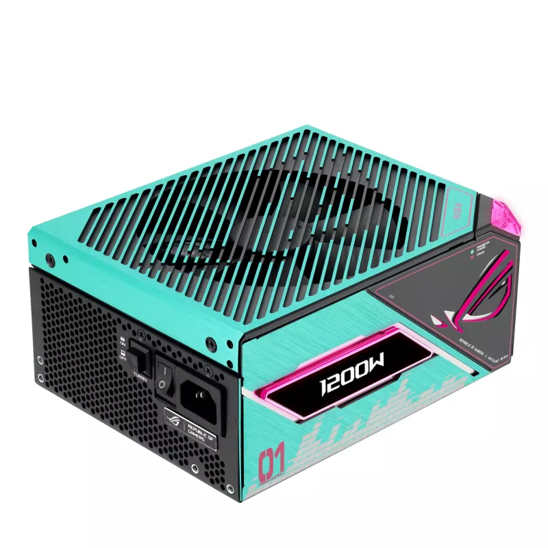 ASUS ROG -THOR-1200P3-MIKU barošanas bloks 1200 W 20+4 pin ATX ATX Daudzkrāsu