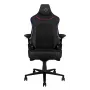 Universāla spēļu krēsls ASUS ROG Courser — polsterēts sēdeklis, maksimālais svars 136 kg, sēdekļa platums 670×700 mm, minimālais augstums 140 cm, melns