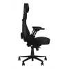 Universāla spēļu krēsls ASUS ROG Courser — polsterēts sēdeklis, maksimālais svars 136 kg, sēdekļa platums 670×700 mm, minimālais augstums 140 cm, melns