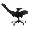 Universāla spēļu krēsls ASUS ROG Courser — polsterēts sēdeklis, maksimālais svars 136 kg, sēdekļa platums 670×700 mm, minimālais augstums 140 cm, melns
