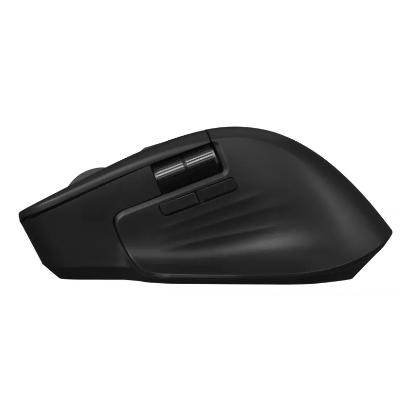 Pele ASUS ProArt MD301 — labās rokas bezvadu (RF, Bluetooth, USB-A), optiskā 8000 DPI, 6 pogas, melna